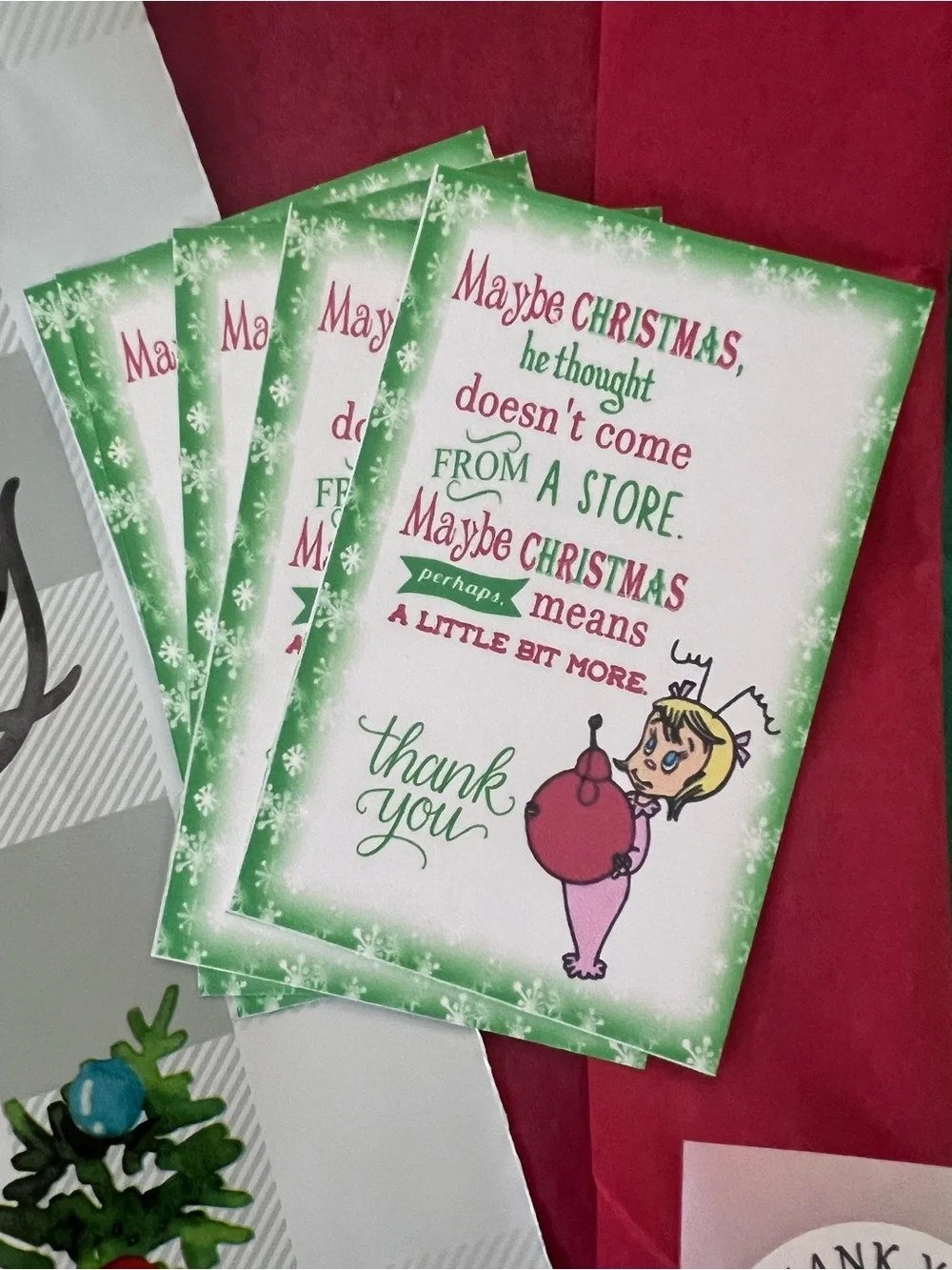 Special Delivery Holiday Poly Mailer Set - 10x13 Polys, 2” Stickers, TY Cards
